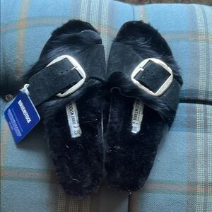 Birkenstock Black Sandals with Open Back